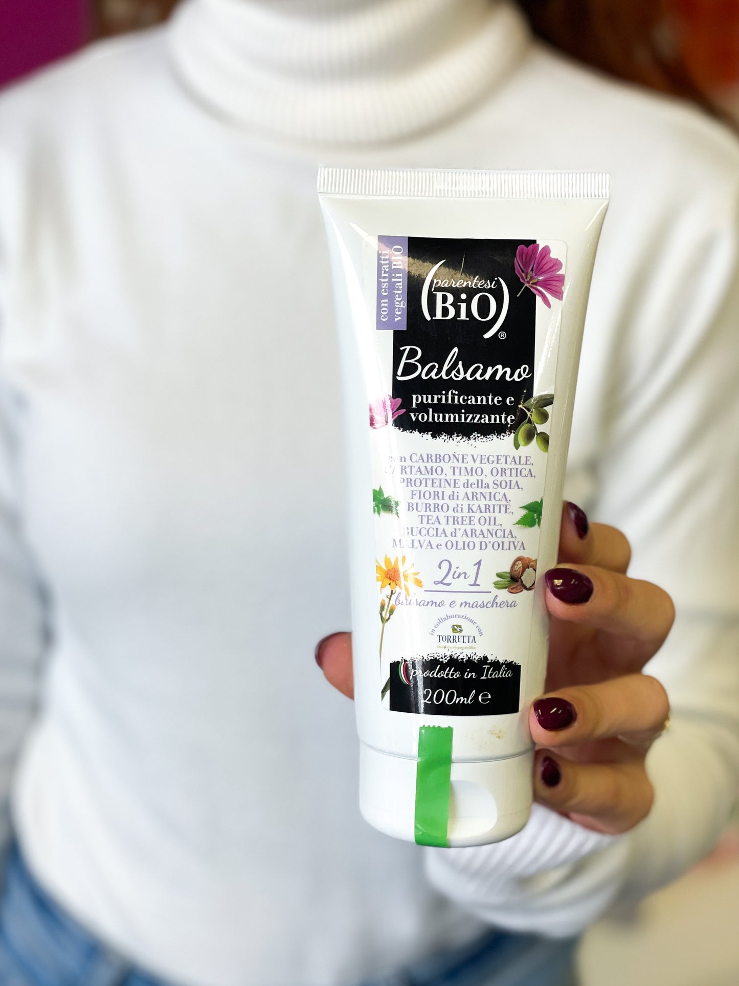Parentesi Bio Balsamo Purificante Nero 2in1