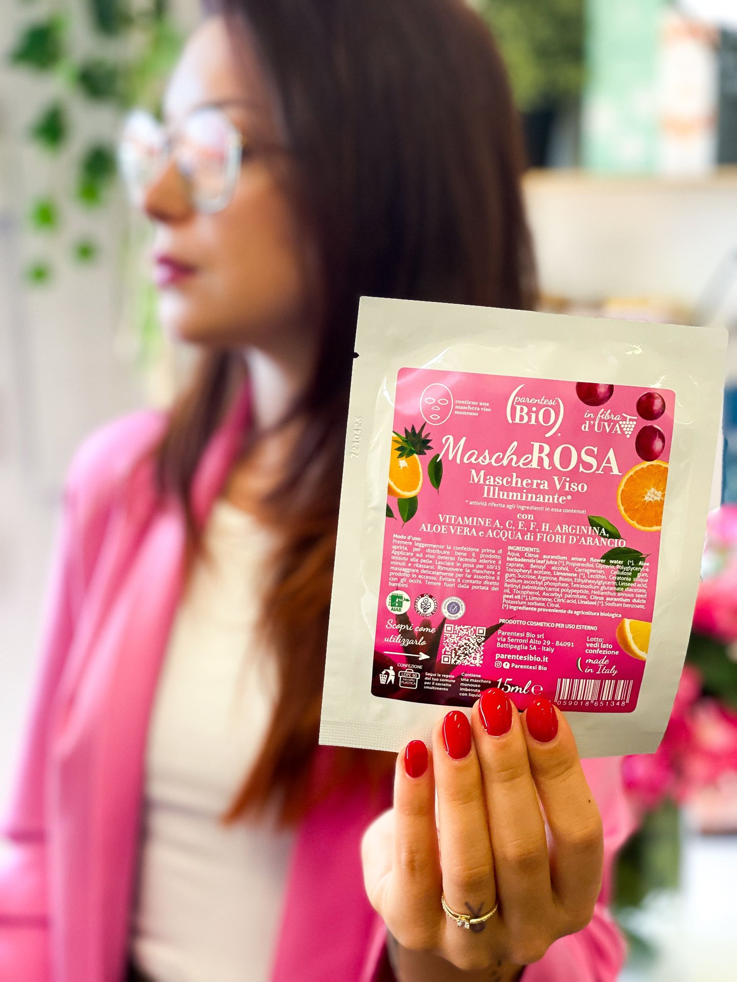 Parentesi Bio Mascherosa - Maschera viso illuminante