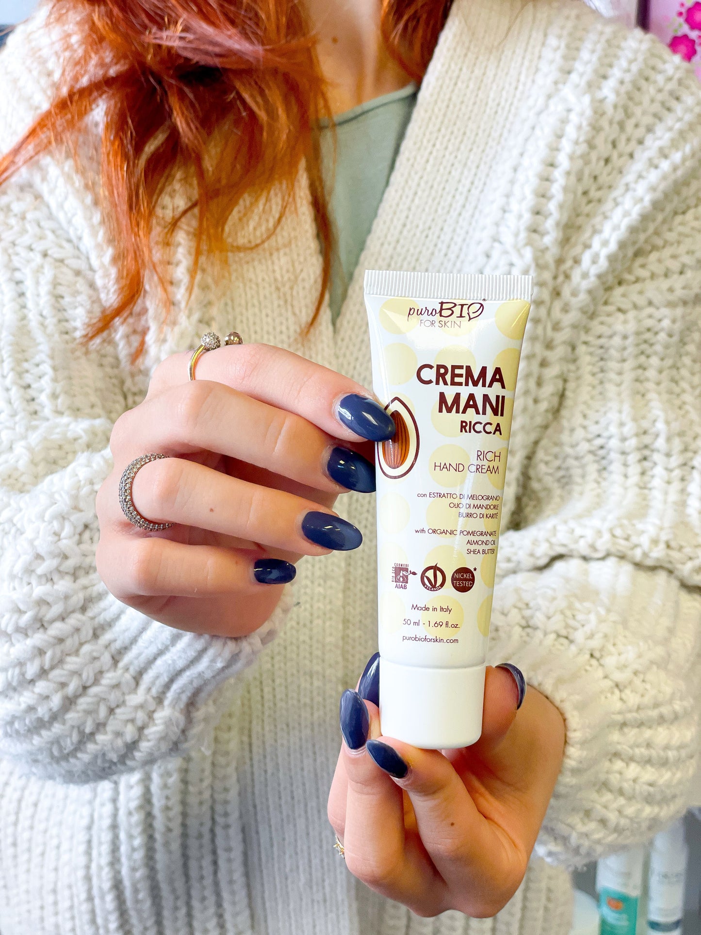 Purobio Crema Mani Ricca Mandorla