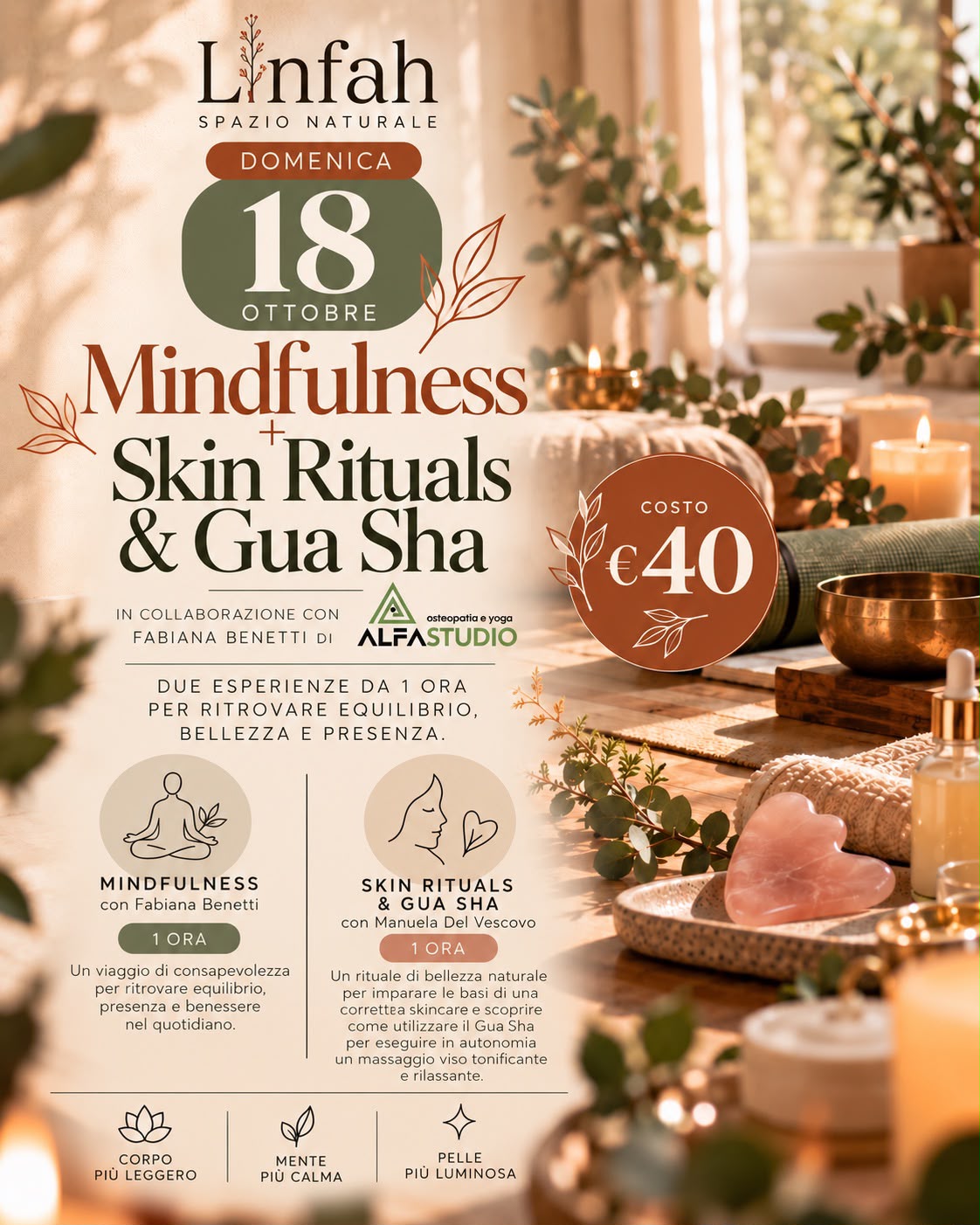 MINDFULNESS + SKIN RITUALS & GUA SHA | DOMENICA 18 OTTOBRE