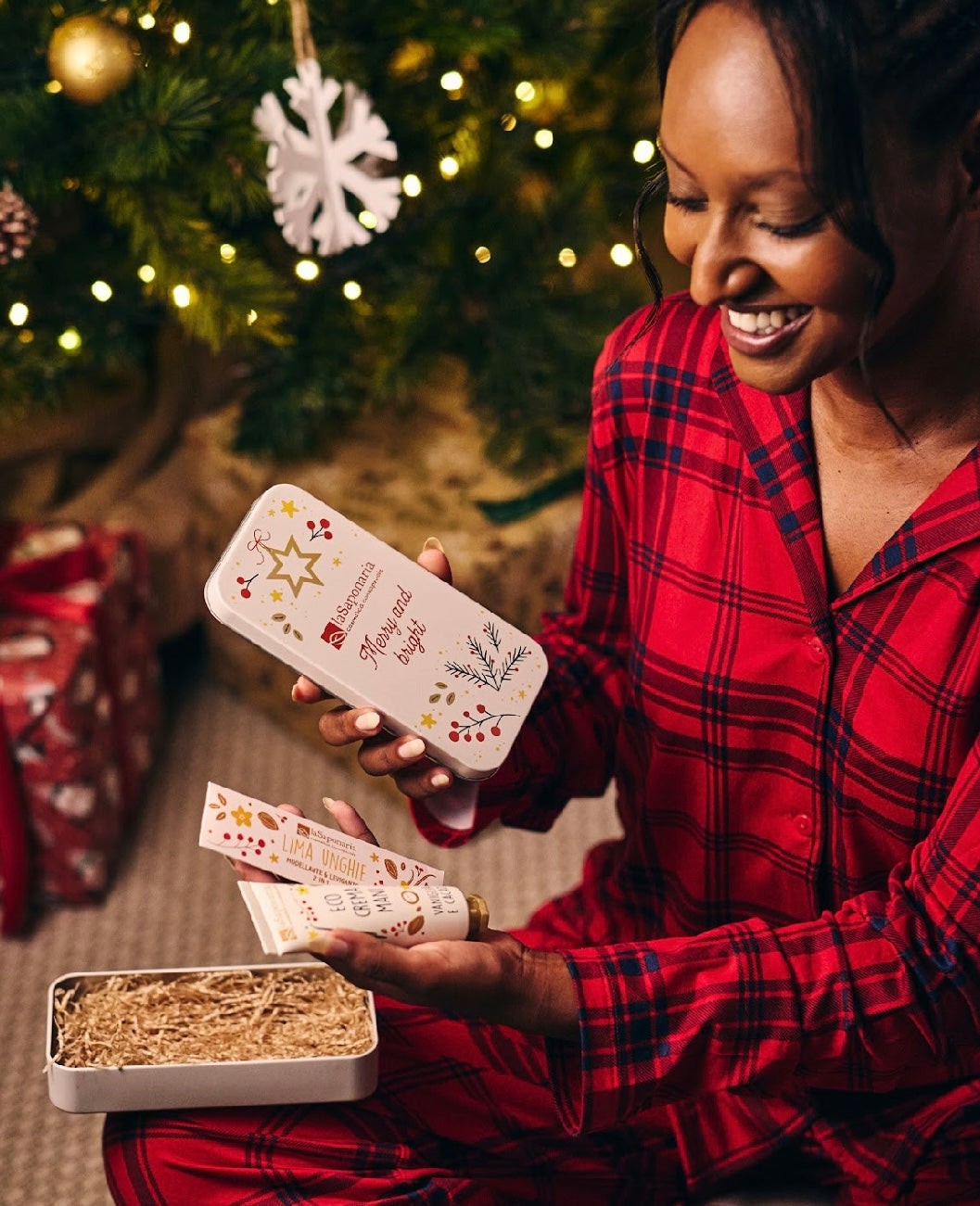 La Saponaria Scrigno Mani e Unghie | Vaniglia + Limetta Dolci Coccole