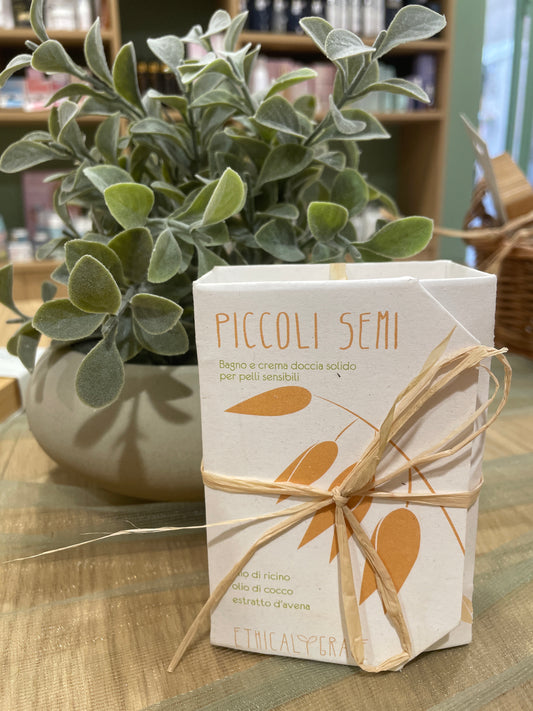 Ethical Grace | Piccoli Semi Crema & Bagnodoccia Solido 2 in 1 – Senza Profumo per Pelli Sensibili