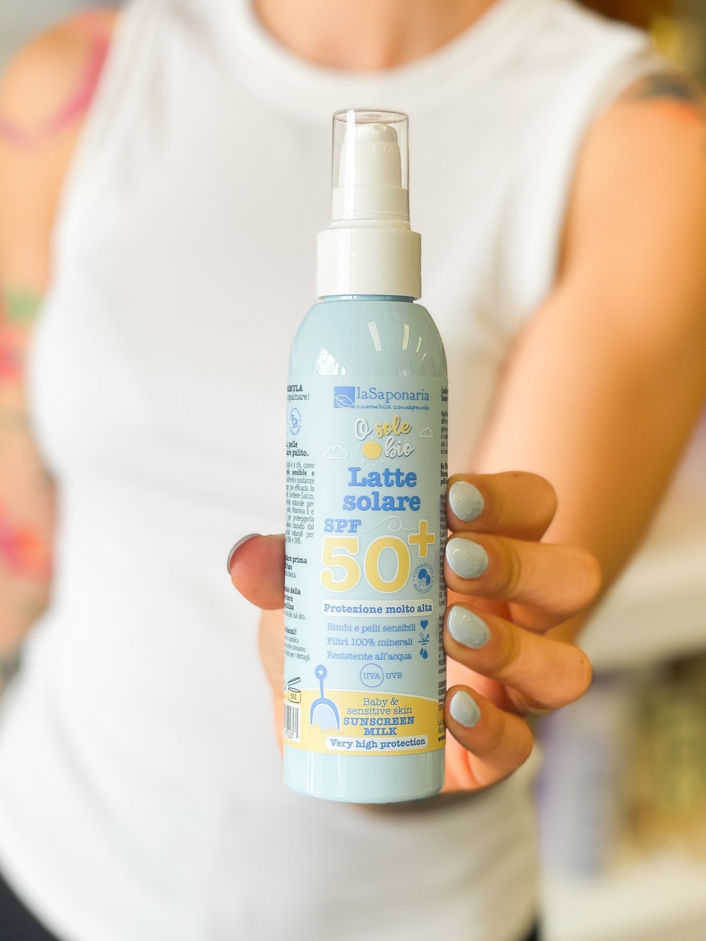 La Saponaria Latte solare SPF 50+ Bambini