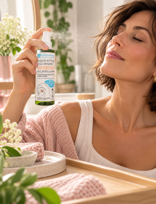 La Saponaria Acqua attiva di riso Venere - Hydra Mist