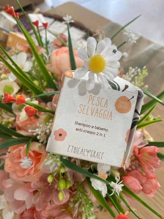 Ethical Grace | Pesca Selvaggia – Shampoo solido 2 in 1 primaverile