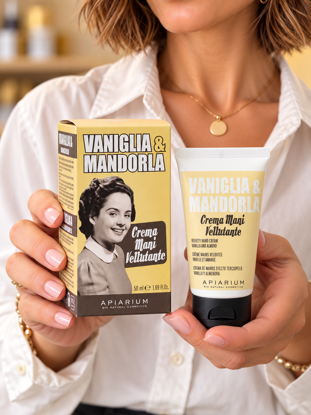Apiarium Vaniglia e Mandorla Crema mani