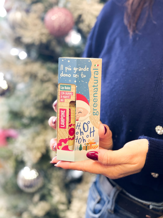 Greenatural Lip Balm Lampone | Happy Babbo