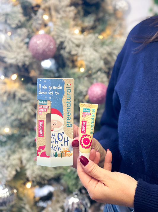 Greenatural Lip Balm Lampone | Happy Babbo