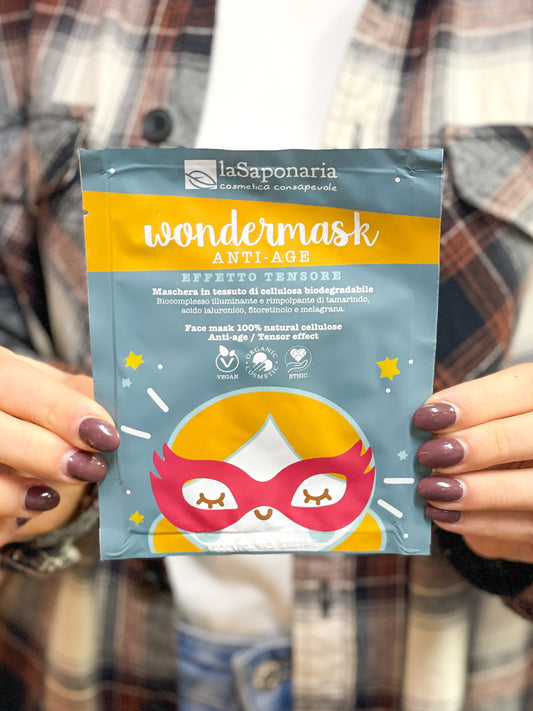 La Saponaria Wondermask viso Anti-Age in Tessuto