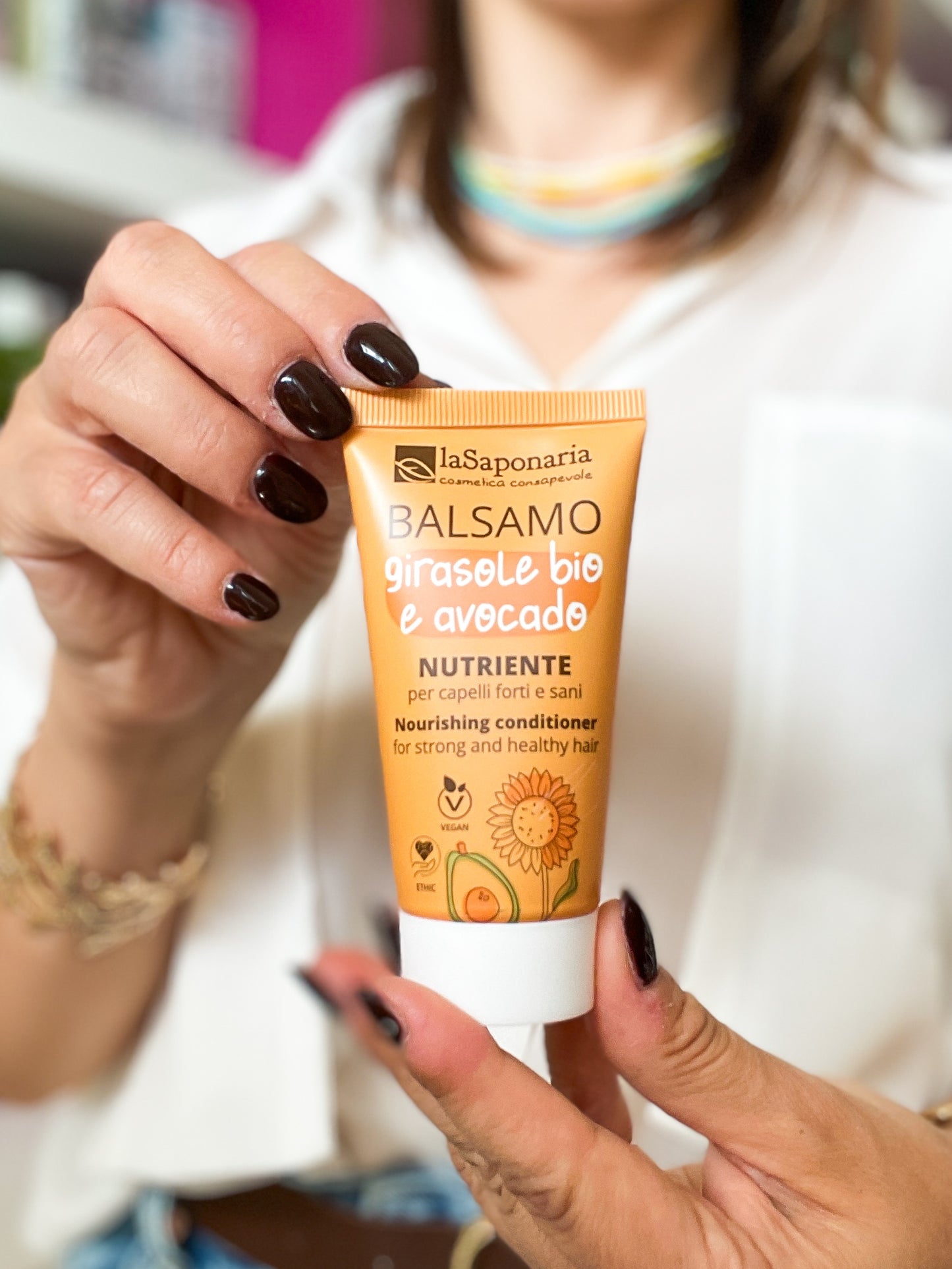 La Saponaria | Travel Balsamo nutriente - Girasole bio e Avocado