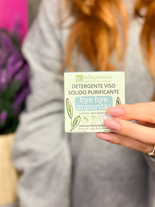 La Saponaria | Wonder POP Detergente viso solido purificante - Bye Bye Impurità