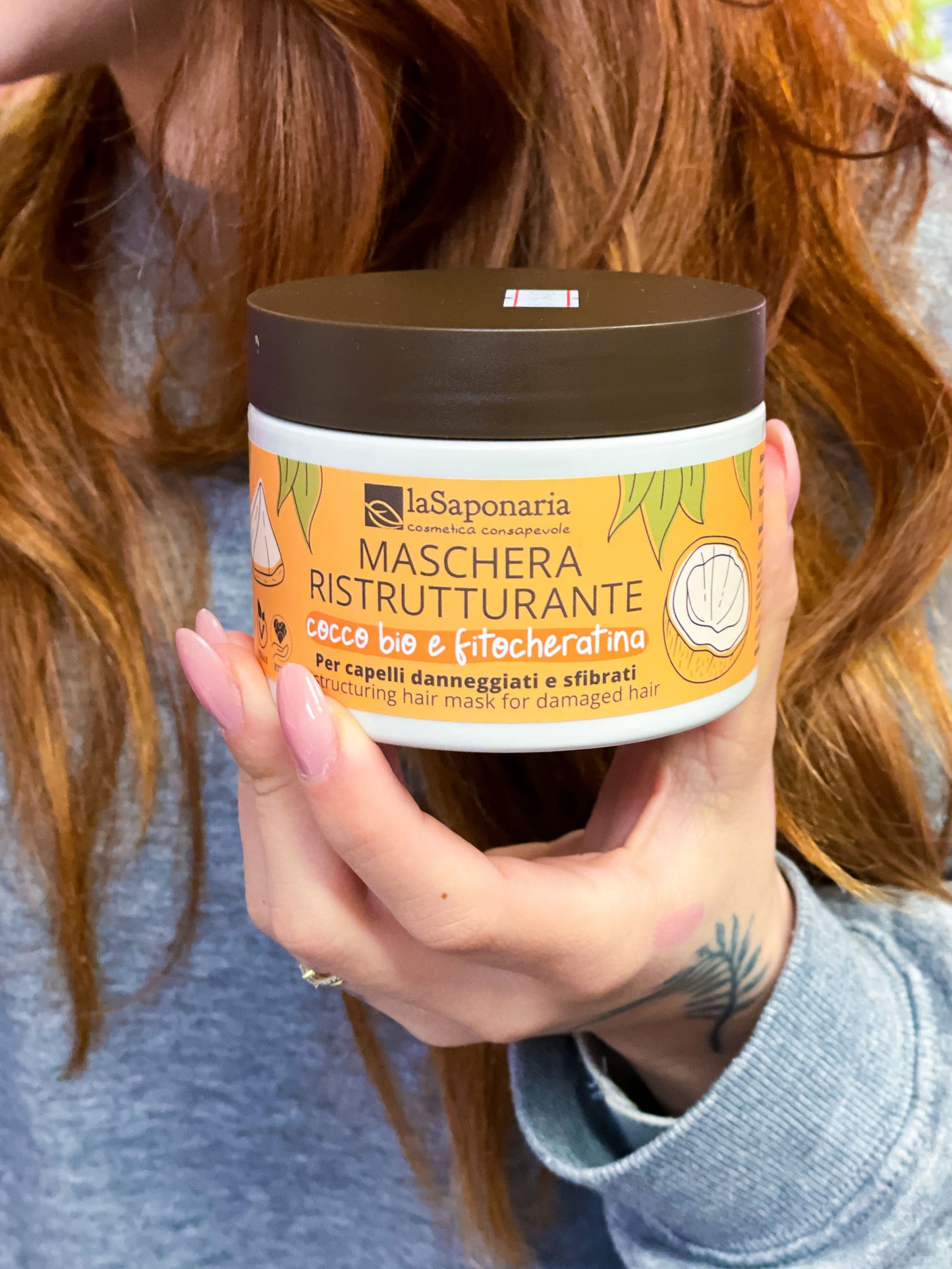 La Saponaria Maschera ristrutturante | Cocco e fitocheratina