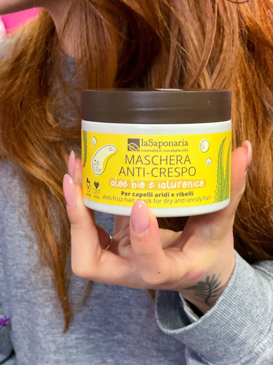 La Saponaria Maschera anticrespo Aloe & Ialuronico