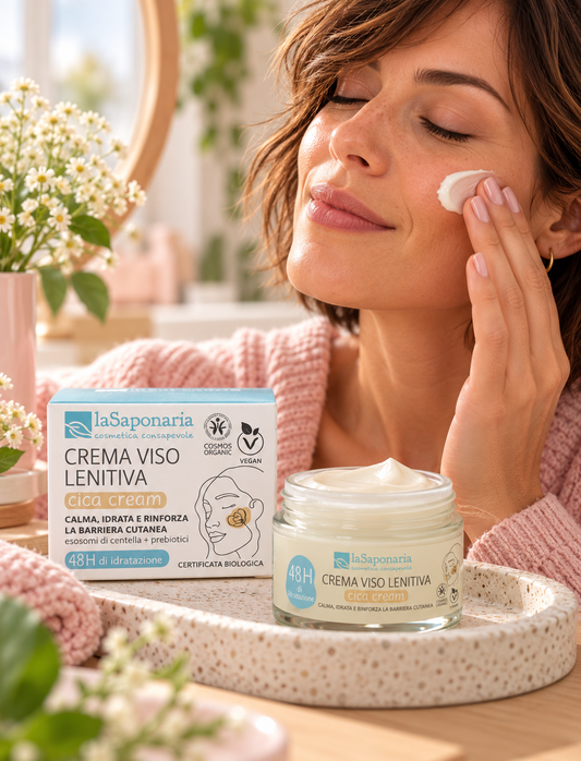 La Saponaria Crema viso lenitiva - Cica cream