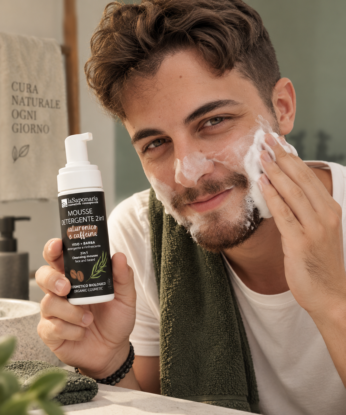 La Saponaria Mousse detergente 2in1