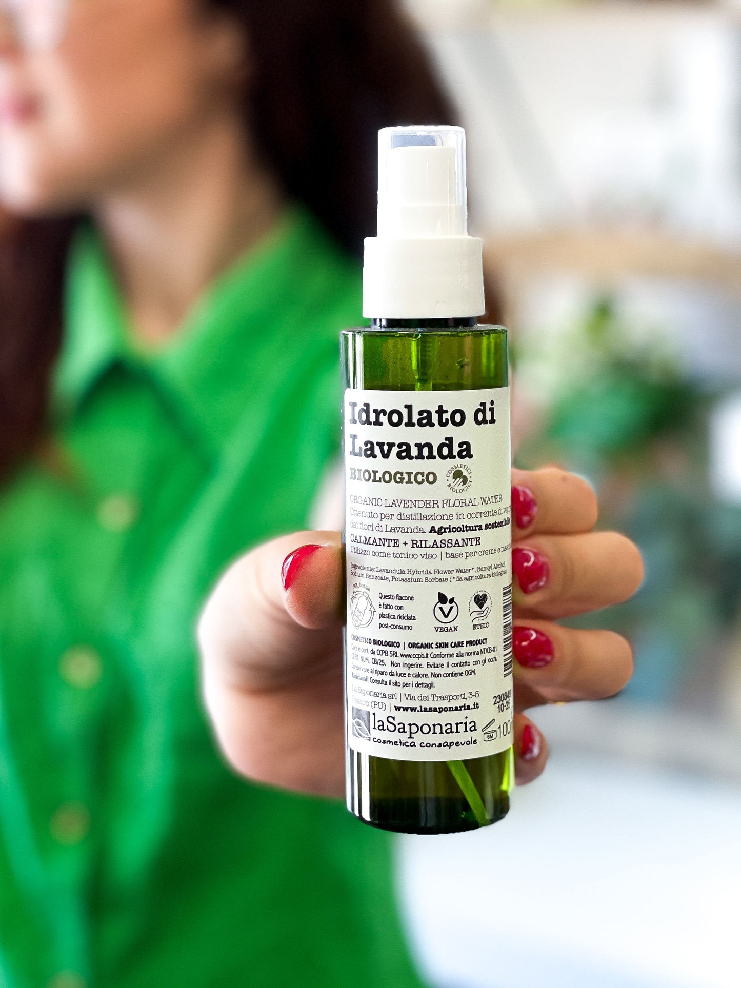 La Saponaria Idrolato Lavanda bio Re-Bottle Spray