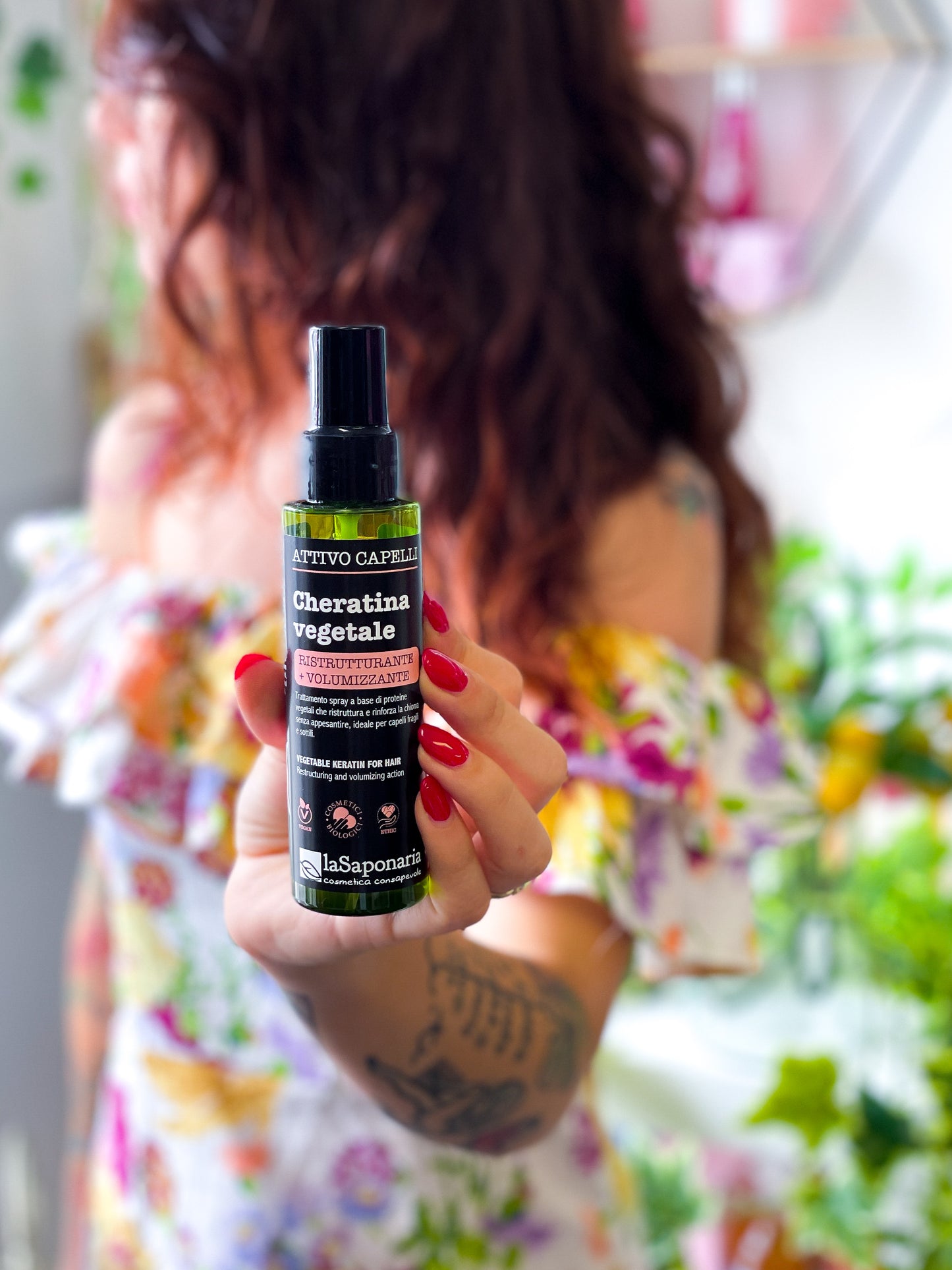 La Saponaria Cheratina vegetale - Spray attivo ristrutturante