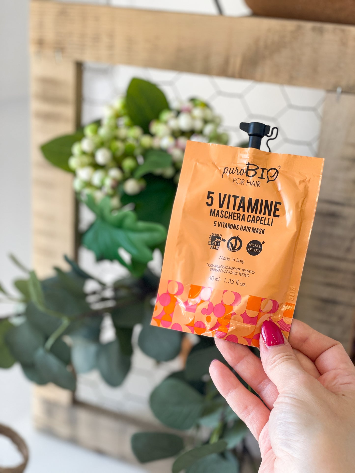 PuroBio Maschera alle 5 vitamine | Bustina
