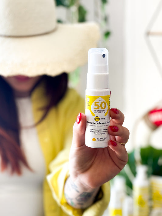 Biofficina Toscana Crema solare viso Age control SPF 50