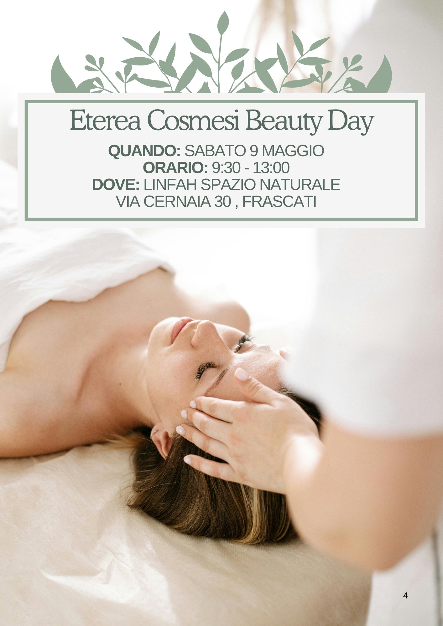 EVENTO 15 MAGGIO: ETEREA BEAUTY DAY